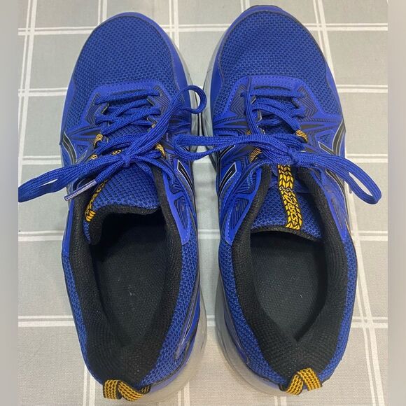 ASICS Gel Venture 8 Men’s Sz 10 Extra Wide Blue Black Sneakers Athletic Shoes - Picture 12 of 15